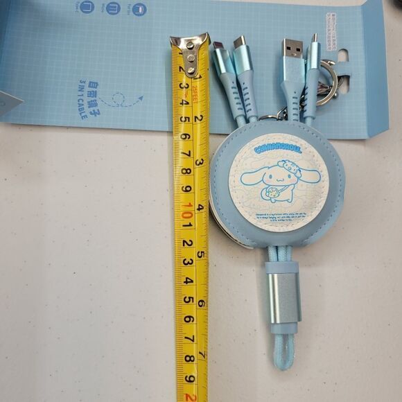 Brand New Sanrio Cinnamonroll 3 in 1 Charging Cable With Mirror - Picture 12 of 12